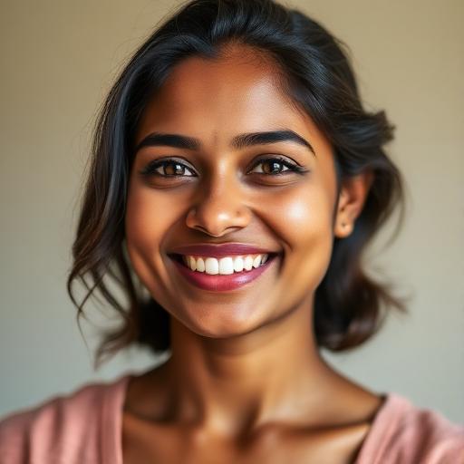 Portrait of Priya Mehta, a verified Lumara customer from Mumbai